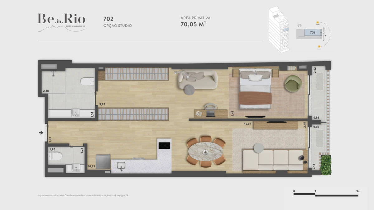 Be.in.Rio 225 · Opção Studio